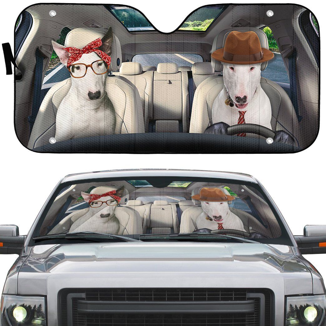 BULL TERRIER CAR SUNSHADE - Goodogz