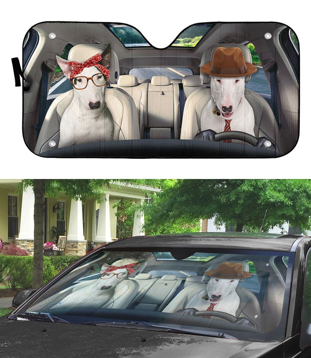 BULL TERRIER CAR SUNSHADE - Goodogz