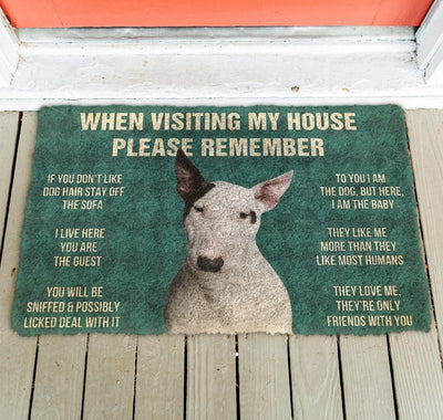 Bull terrier funny doormat - Goodogz