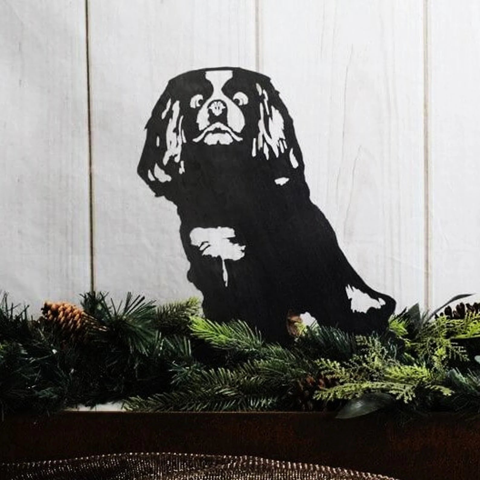 Cavalier King Charles Spaniel Metal Silhouette - Goodogz