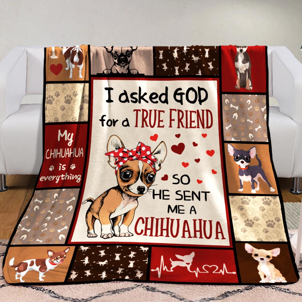 Chihuahua Dog Fleece Blanket - Goodogz