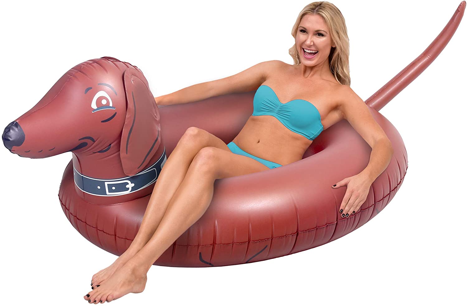 Dachshund Party Tube Inflatable Raft - Goodogz