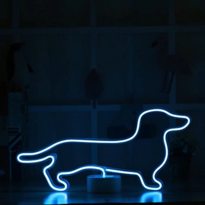 DACHSHUND SHAPE NEON LIGHT - Goodogz