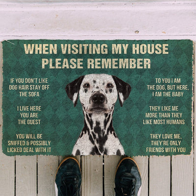 Dalmatian funny doormat - Goodogz