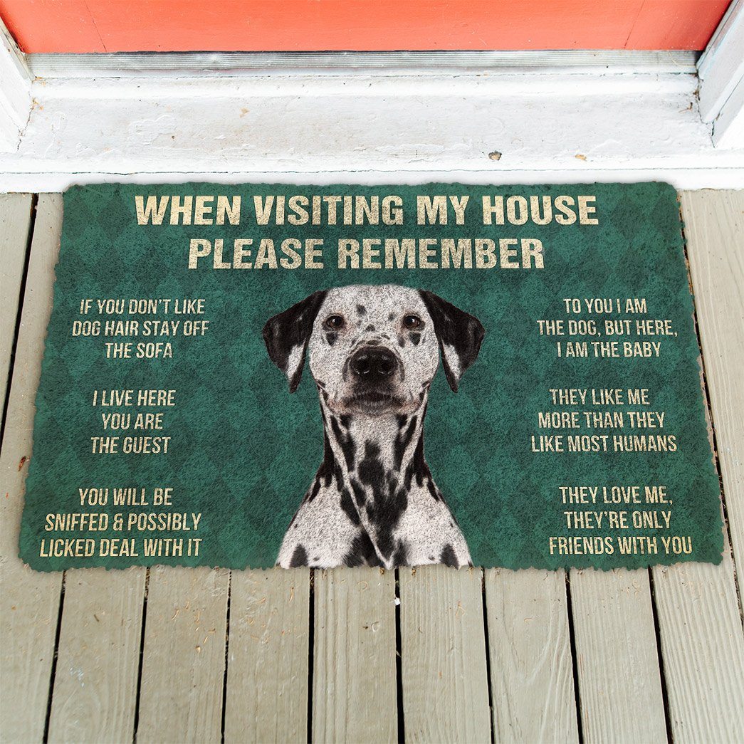 Dalmatian funny doormat - Goodogz