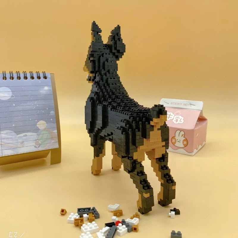 Doberman Nano Building Block Set - Goodogz