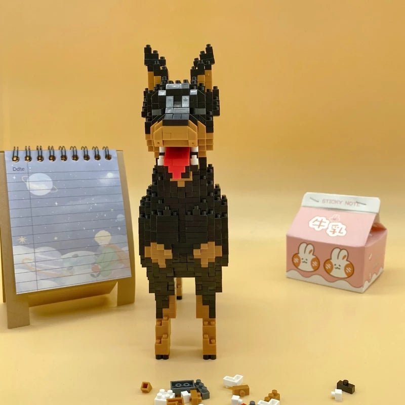 Doberman Nano Building Block Set - Goodogz