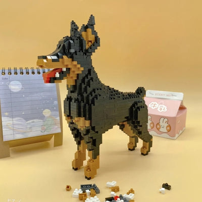 Doberman Nano Building Block Set - Goodogz