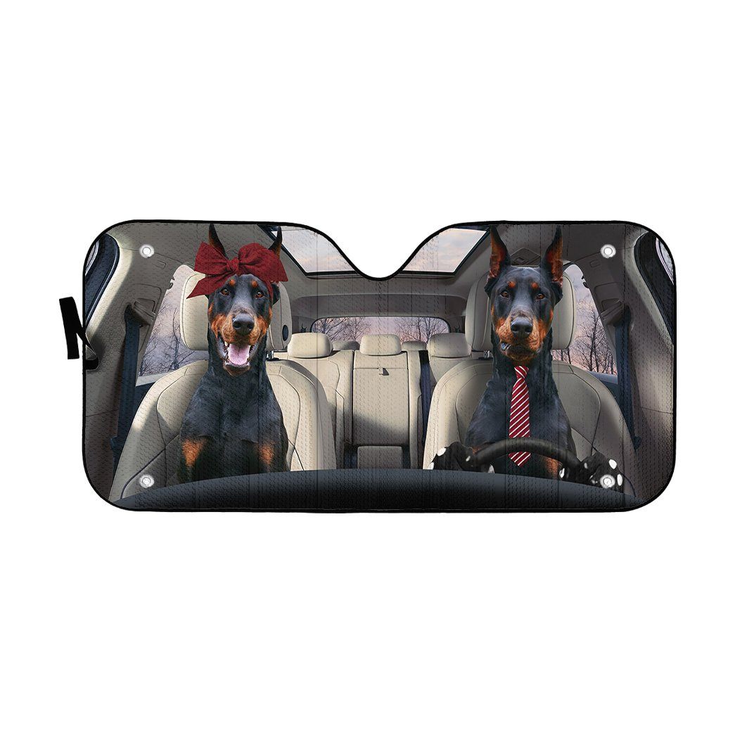 DOBERMAN PINSCHER CAR SUNSHADE - Goodogz