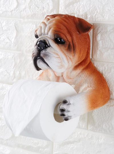 English Bulldog Toilet Roll Holder - Goodogz