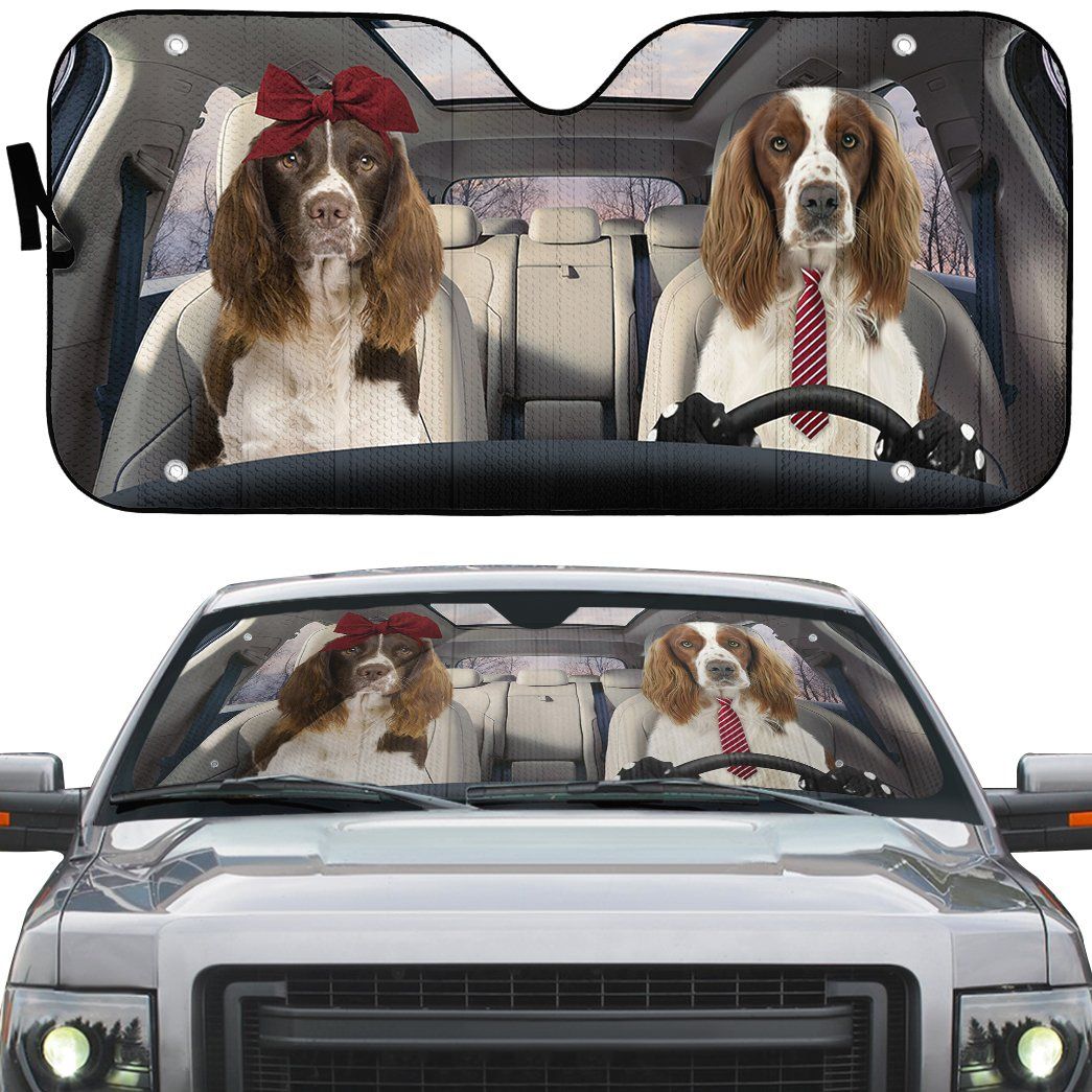 ENGLISH SPRINGER SPANIEL CAR SUNSHADE - Goodogz