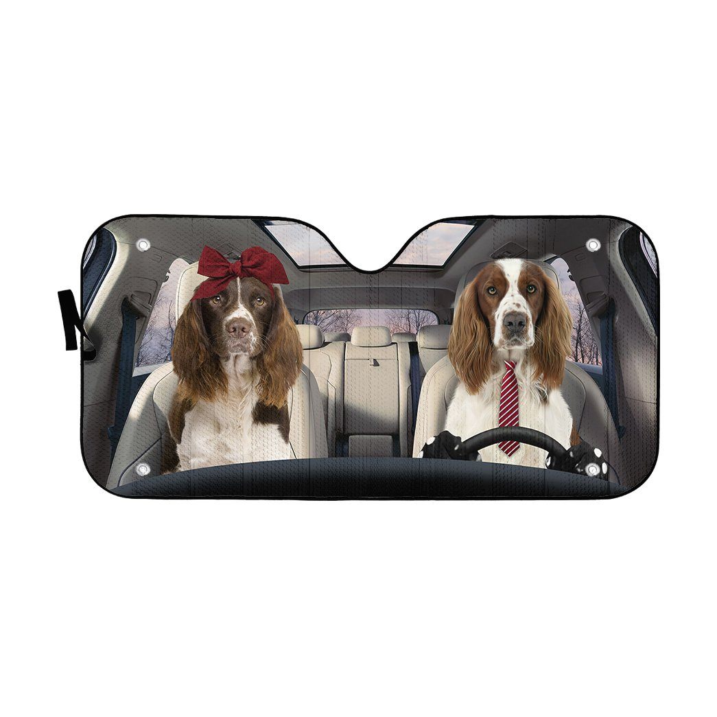 ENGLISH SPRINGER SPANIEL CAR SUNSHADE - Goodogz