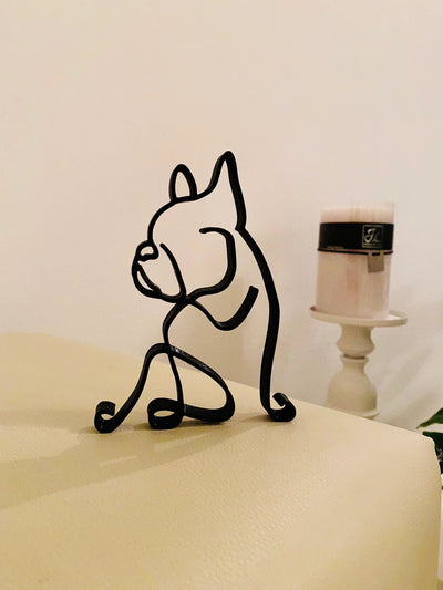 French Bulldog Minimalist Art Sculpture - Goodogz