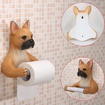 French Bulldog Toilet Roll Holder - Goodogz