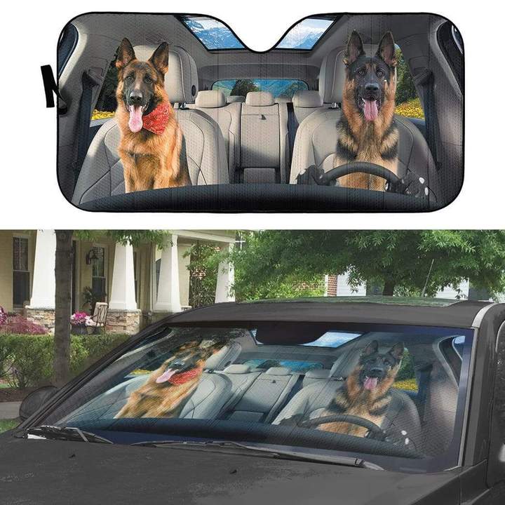 GERMAN SHEPHERD CAR SUNSHADE - Goodogz