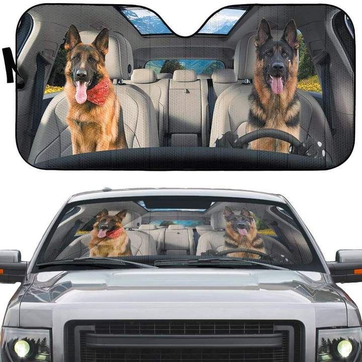 GERMAN SHEPHERD CAR SUNSHADE - Goodogz