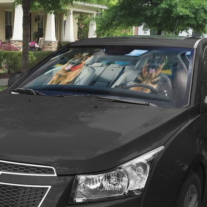 GERMAN SHEPHERD CAR SUNSHADE - Goodogz