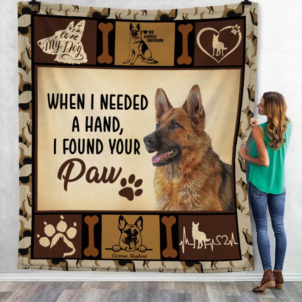 German Shepherd Dog Fleece Blanket - Goodogz