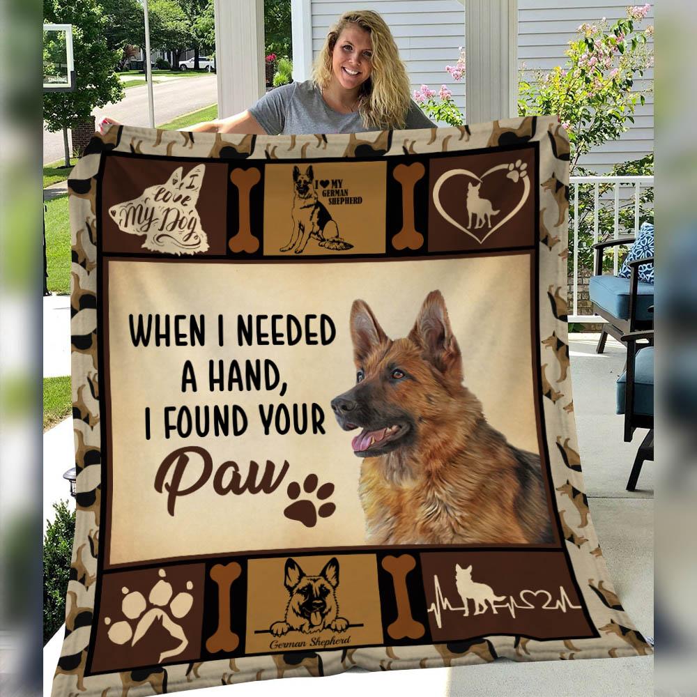 German Shepherd Dog Fleece Blanket - Goodogz