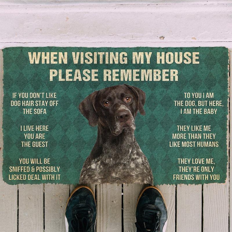 German shorthaired pointer funny doormat - Goodogz