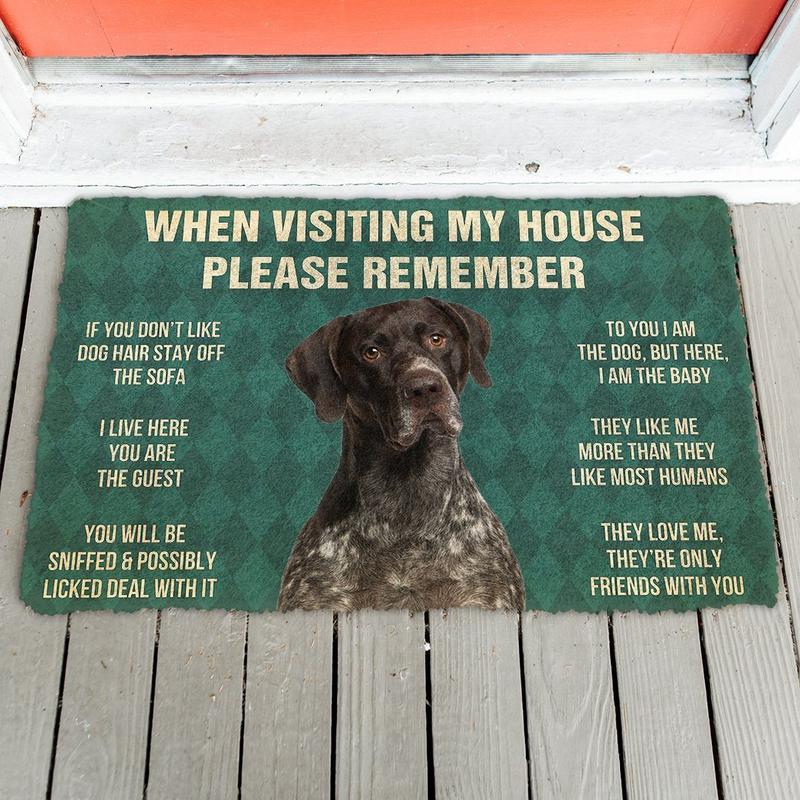 German shorthaired pointer funny doormat - Goodogz