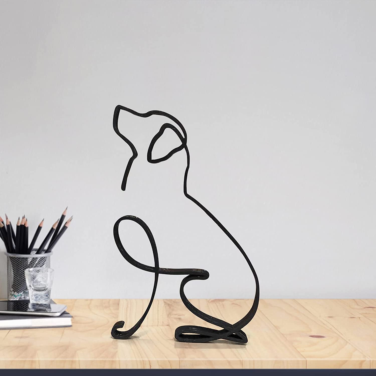 Golden Retriever Minimalist Art Sculpture - Goodogz