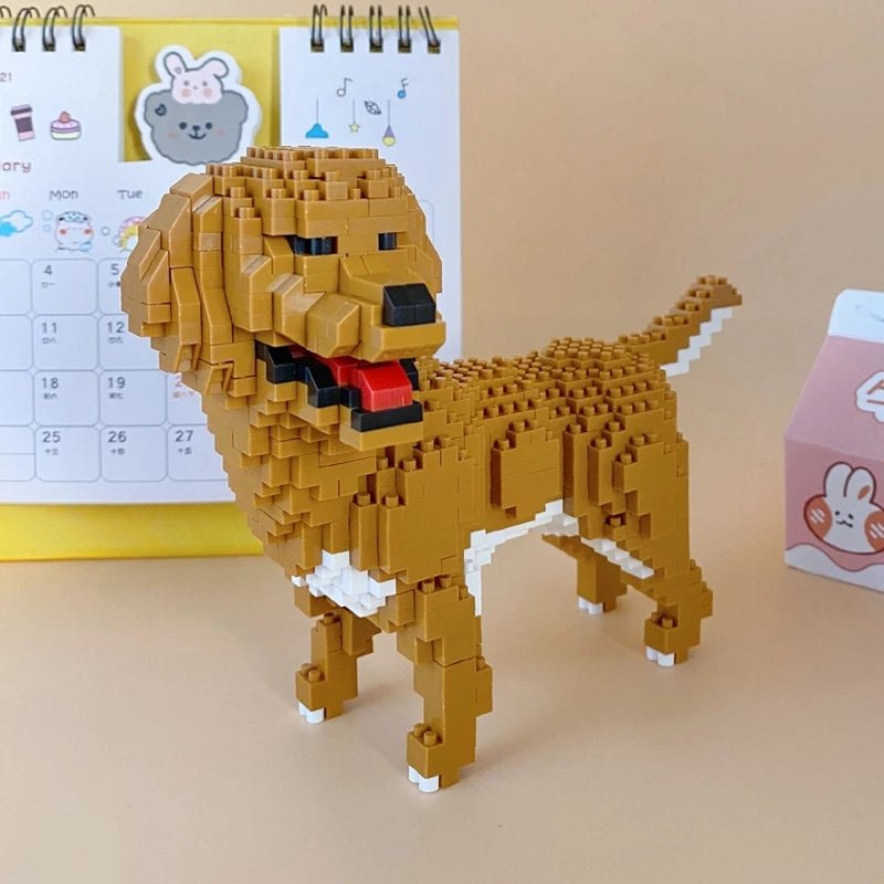 Golden Retriever Nano Building Block Set - Goodogz