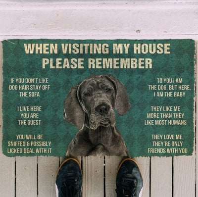 Great dane funny doormat - Goodogz