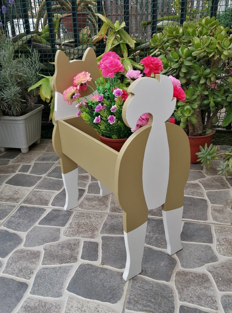 Hand-made Akita Planter - Goodogz