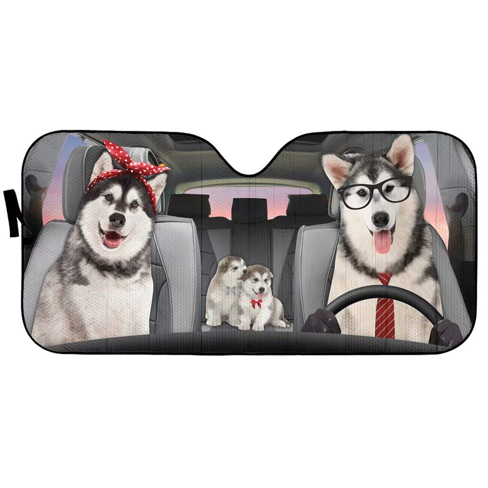 HUSKY CAR SUNSHADE - Goodogz