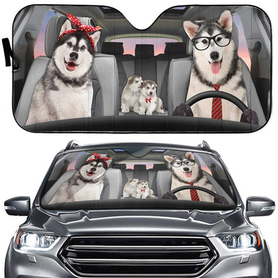 HUSKY CAR SUNSHADE - Goodogz