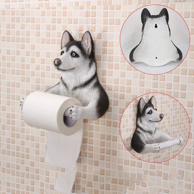 Husky Toilet Roll Holder - Goodogz