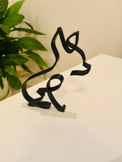 Chihuahua Minimalist Art Sculpture