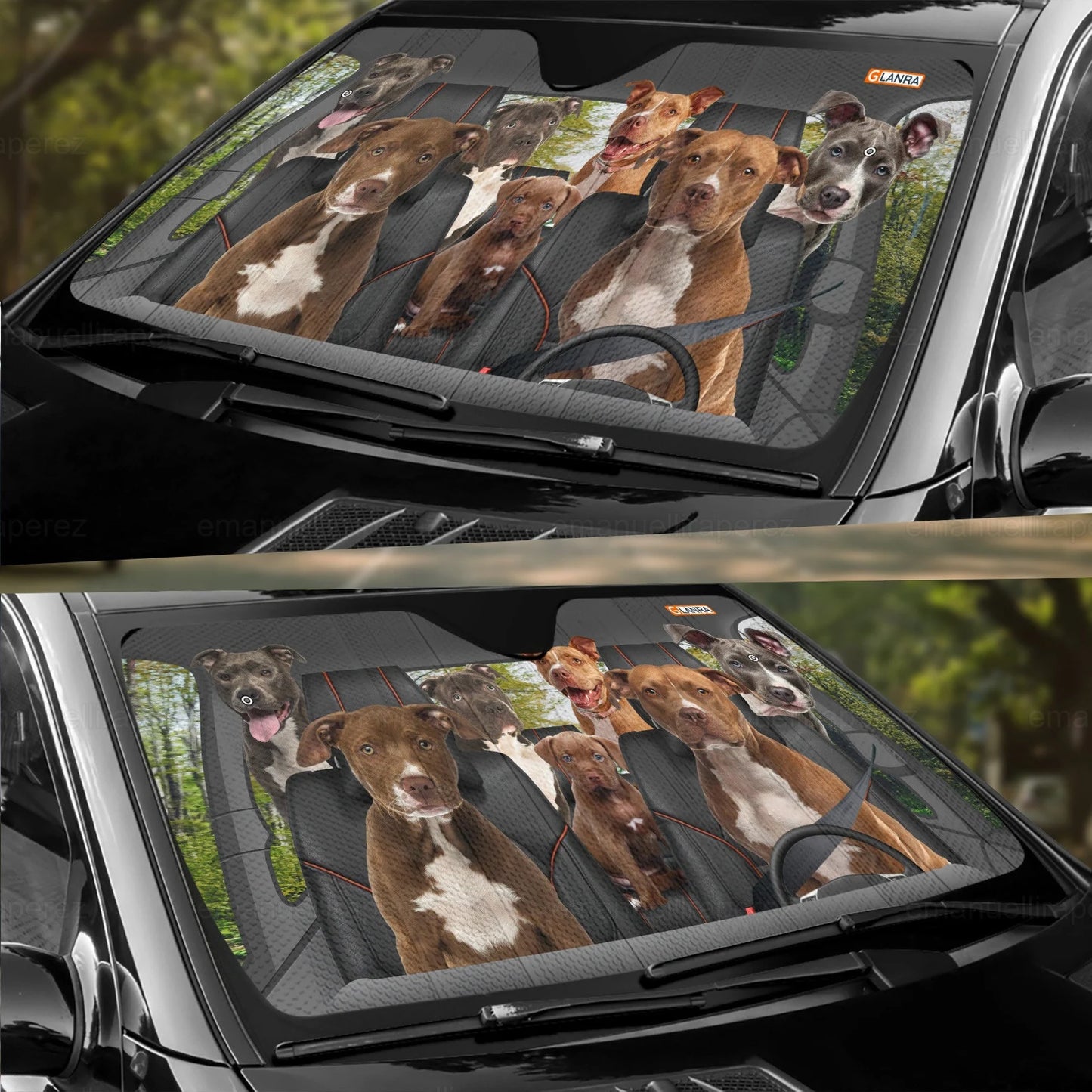 PITBULL CAR SUNSHADE