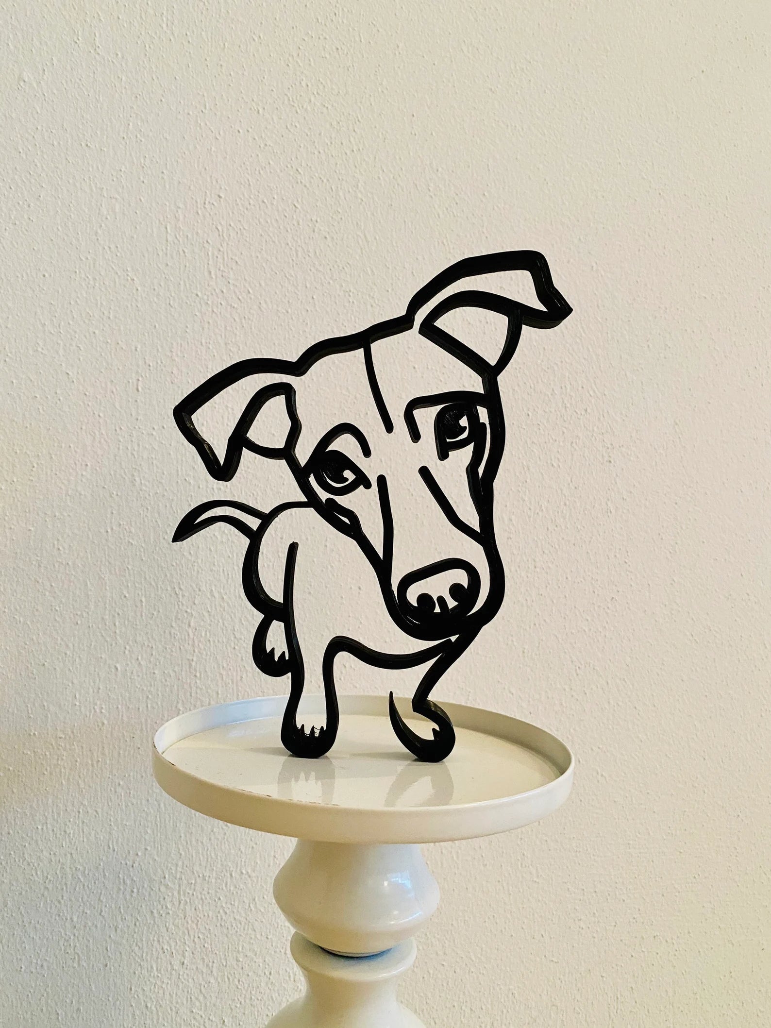 Jack Russell Cartoony Art Sculpture - Goodogz