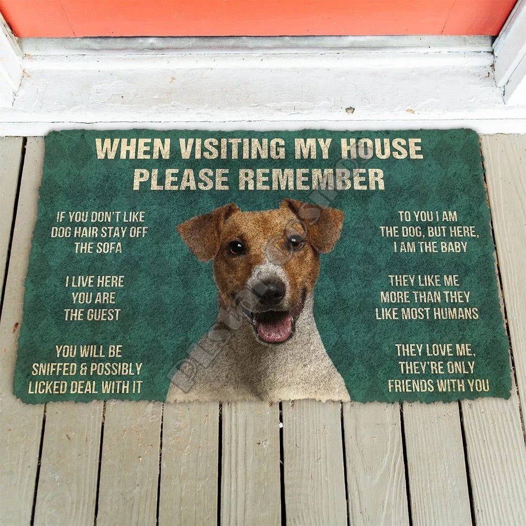 Jack russell funny doormat - Goodogz