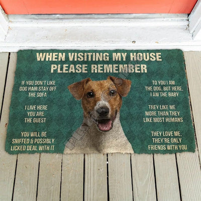 Jack russell funny doormat - Goodogz