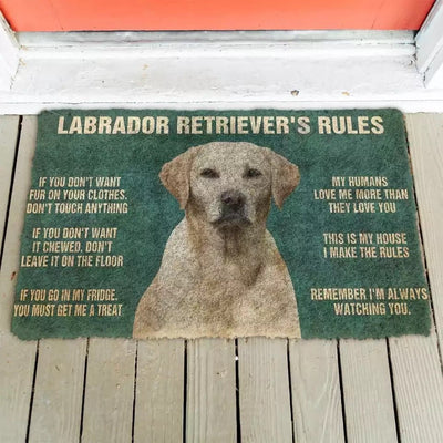 Labrador retriever funny doormat - Goodogz