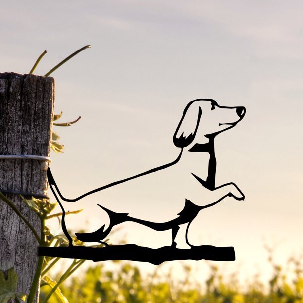 Metal Dachshund Silhouette - Goodogz