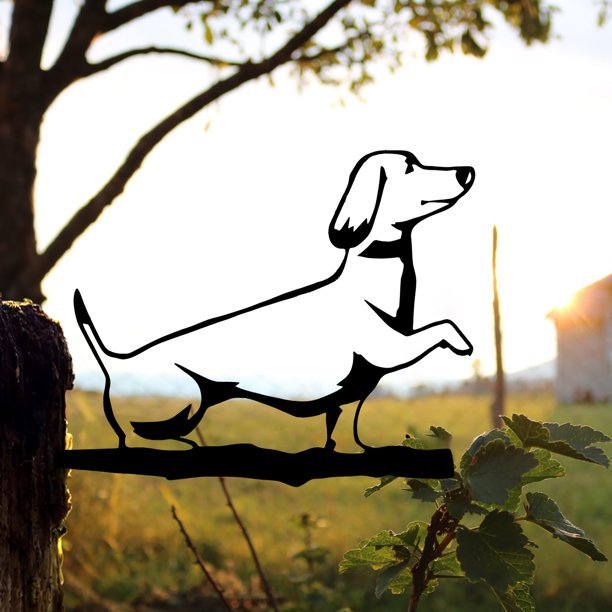 Metal Dachshund Silhouette - Goodogz