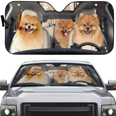 POMERANIAN CAR SUNSHADE - Goodogz