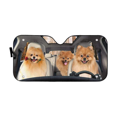 POMERANIAN CAR SUNSHADE - Goodogz