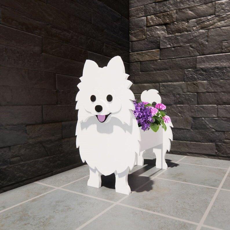 Pomeranian Dog Planter - Goodogz