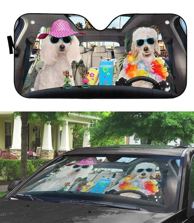 POODLE CAR SUNSHADE 2022 - Goodogz