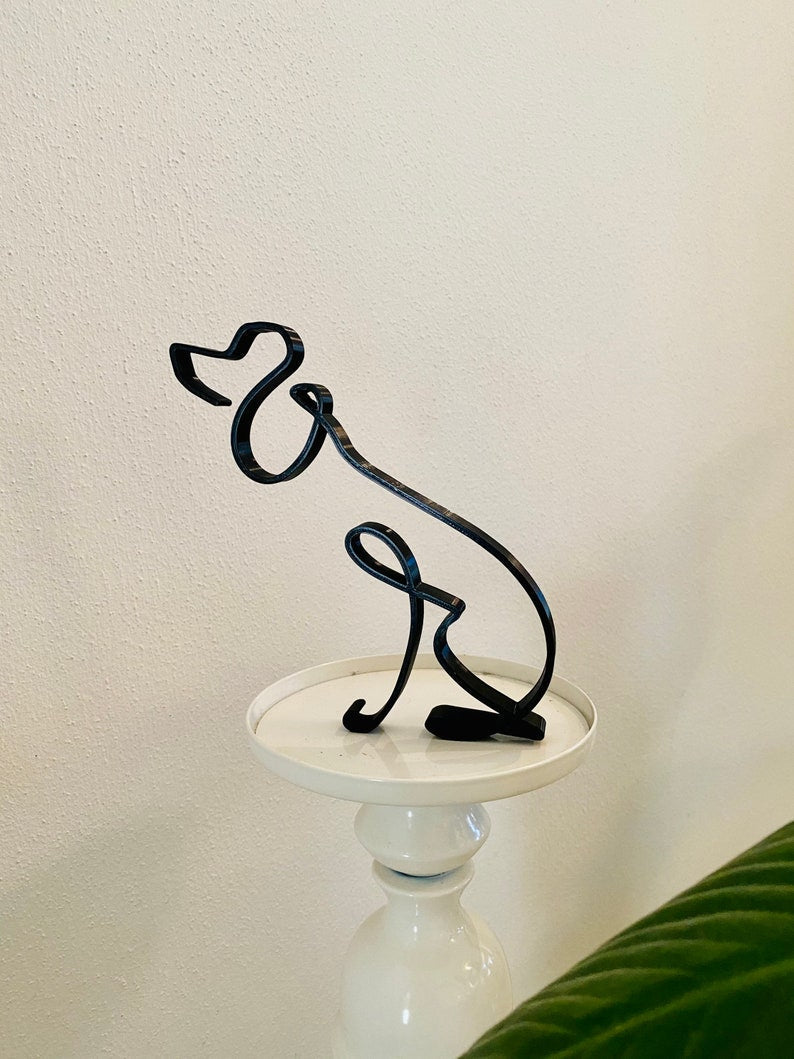 Poodle Minimalist Art Sculpture - Goodogz