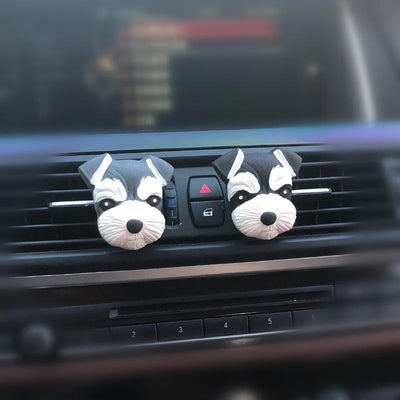 PREMIUM SCHNAUZER CAR AIR FRESHENER - Goodogz