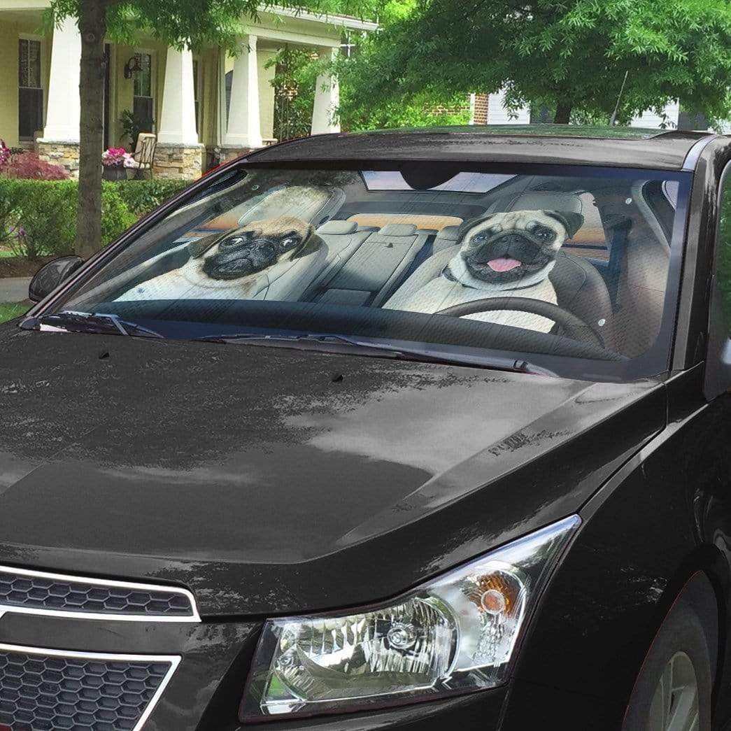 PUG CAR SUNSHADE - Goodogz