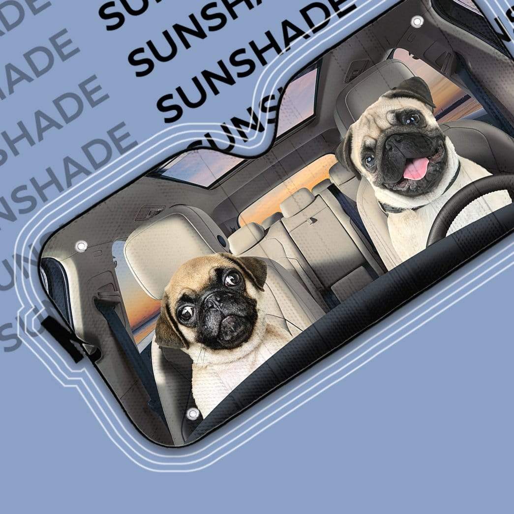 PUG CAR SUNSHADE - Goodogz