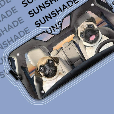 PUG CAR SUNSHADE - Goodogz