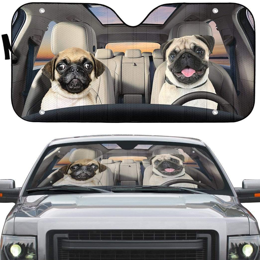 PUG CAR SUNSHADE - Goodogz